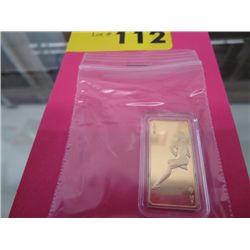 100 mills gold art bar
