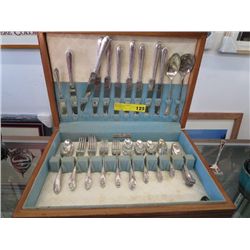 Box of silver plate