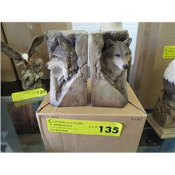 Old Mill Creek wolf statuettes