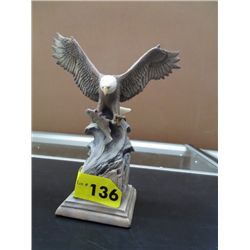 Old Mill Creek eagle head statue