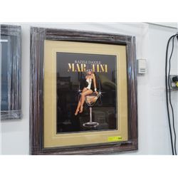 Razzle Dazzle Martini - Framed