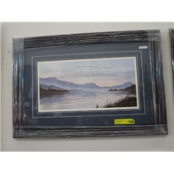 "Sunset at Alice Lake" by Mary Selkirk - Framed