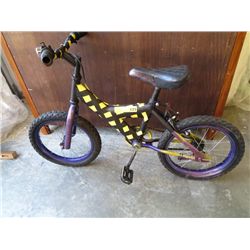 Small boy's mountain bike