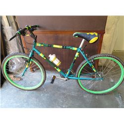 Seven speed mountain bike
