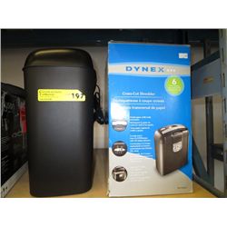 Two Dynex paper shredders
