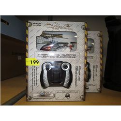 Two remote control helicopters, new in box