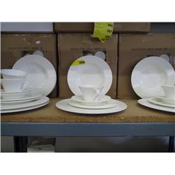 20 piece white dinner set - NEW in box