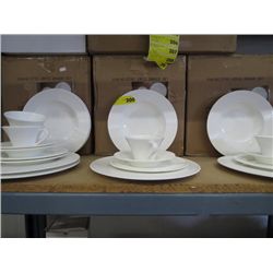 20 piece white dinner set - NEW in box