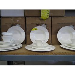 20 piece white dinner set - NEW in box