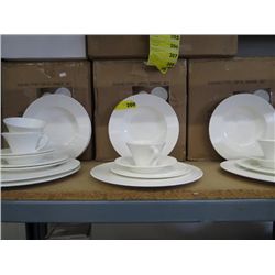 20 piece white dinner set - NEW in box