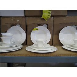 20 piece white dinner set - NEW in box