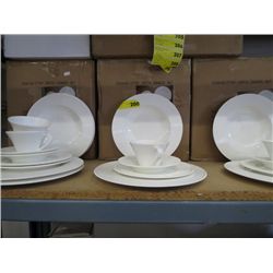 20 piece white dinner set - NEW in box