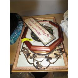 Frame pictures and decorative items