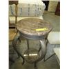 Image 1 : Marble topped accent table 28" tall