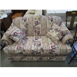 Upholstered love seat