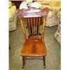 Image 1 : Antique spindle back oak rocker