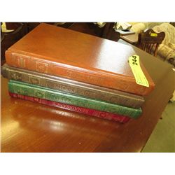 Four hardcover books by National Geographic