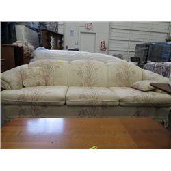 Upholstered sofa and love seat