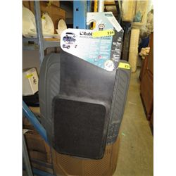 Pair of black mats for mini vans