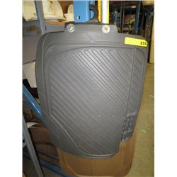 Grey rubber truck mats