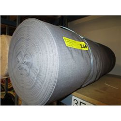 Roll of grey fabric