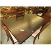 Image 1 : Wooden table with three chairs