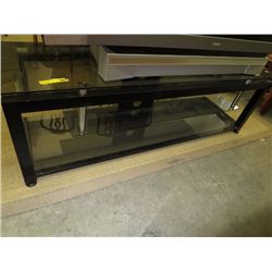 Smoke glass TV stand