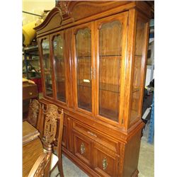 Six foot long china hutch