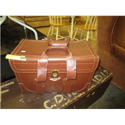 Vintage leather salesman's sample case