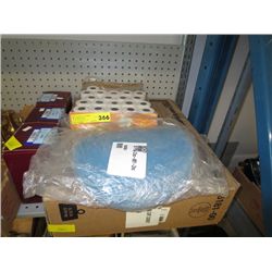 Three boxes of carriage bolts, etc.