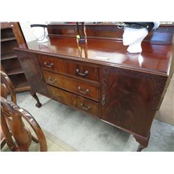 Early 1900's cherry wood side board