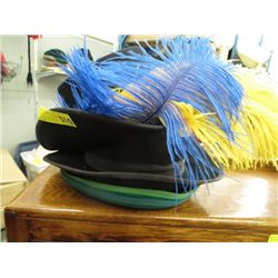 Four costume hats