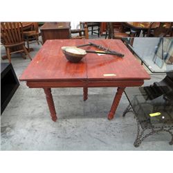 Antique kitchen table, 40" square