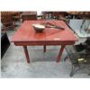 Image 1 : Antique kitchen table, 40" square
