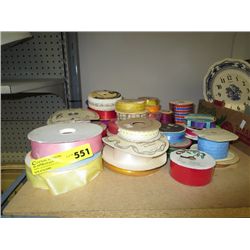 Lot of ribbon