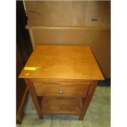 Wooden end table