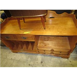 Vintage console table 28" tall, 52"