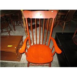 Wooden rocking chair