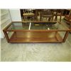 Image 1 : Glass top coffee table