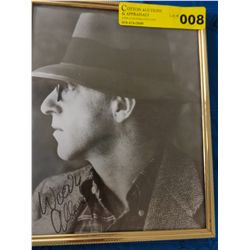 Framed 8x10 Woody Allen autographed picture