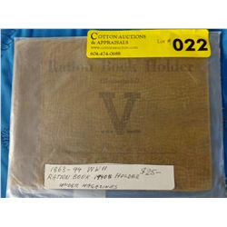 WW II Ration Book Holder