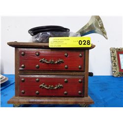 Music Box Record Player Jewelry box (Symphonion)