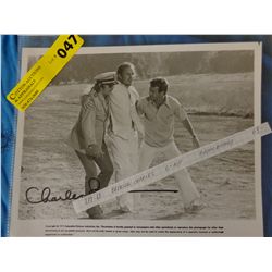 Charles Bronson Autographed Photo