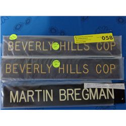 Martin Bregman & 2- Beverly Hills Cop door plates