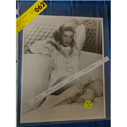 Lauren Bacall Autograph