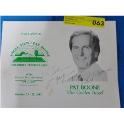 Pat Boone Autograph