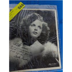 Sally Brooks Autograph