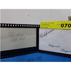 Billy Barty Autograph