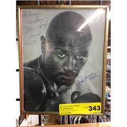 Marvin Hagler Autograph