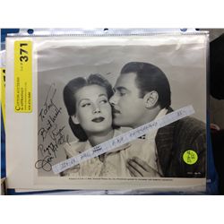 Jon Hall/Peggy Ryan Autographs